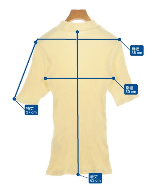 YOUNG&OLSEN The DRYGOODS STORE（ヤングアンドオルセンザドライグッズストア）Tシャツ・カットソー 黄 サイズ:2(M位) レディース/2200693905325