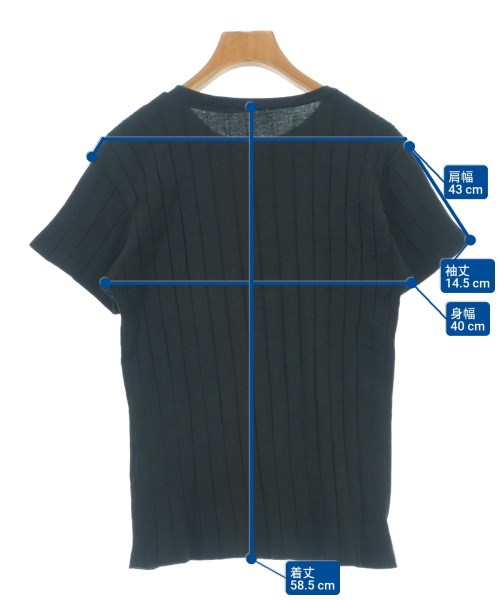 YOUNG&OLSEN The DRYGOODS STORE（ヤングアンドオルセンザドライグッズストア）Tシャツ・カットソー 黒 サイズ:2(M位) レディース/2200695965075