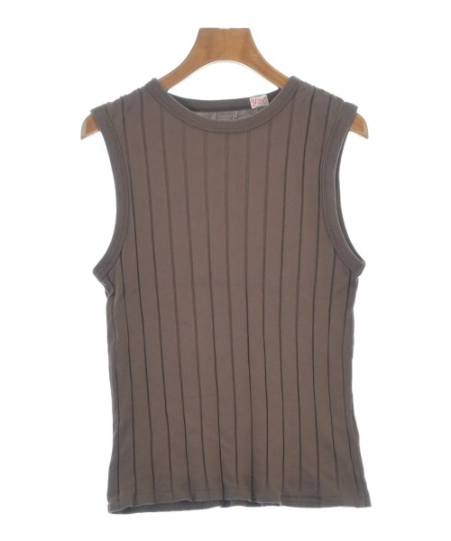 YOUNG&OLSEN The DRYGOODS STORE(ヤングアンドオルセンザドライグッズストア)ノースリーブ 茶 サイズ:2(M位)/2200697521064