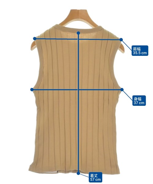 YOUNG&OLSEN The DRYGOODS STORE（ヤングアンドオルセンザドライグッズストア）ノースリーブ 茶 サイズ:2(M位) レディース/2200644818230