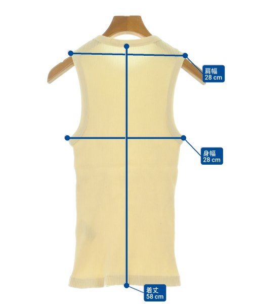 YOUNG&OLSEN The DRYGOODS STORE（ヤングアンドオルセンザドライグッズストア）タンクトップ 白 サイズ:1(S位) レディース/2200657908102
