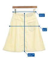 YOUNG&OLSEN The DRYGOODS STORE（ヤングアンドオルセンザドライグッズストア）ひざ丈スカート 白 サイズ:1(S位) レディース/2200657908157