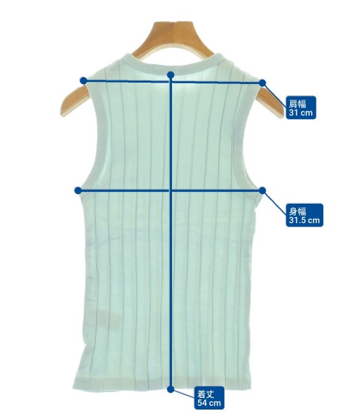 YOUNG&OLSEN The DRYGOODS STORE（ヤングアンドオルセンザドライグッズストア）タンクトップ 青 サイズ:1(S位) レディース/2200658545061