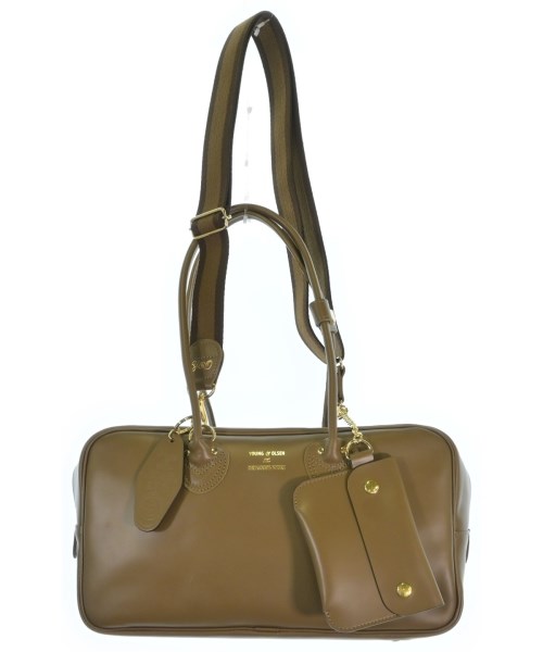 YOUNG&OLSEN The DRYGOODS STORE（ヤングアンドオルセンザドライグッズストア）ボストンバッグ 茶 サイズ:M レディース/2200710057419