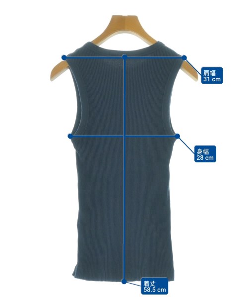 YOUNG&OLSEN The DRYGOODS STORE（ヤングアンドオルセンザドライグッズストア）ノースリーブ 紺 サイズ:1(S位) レディース/2200713159127