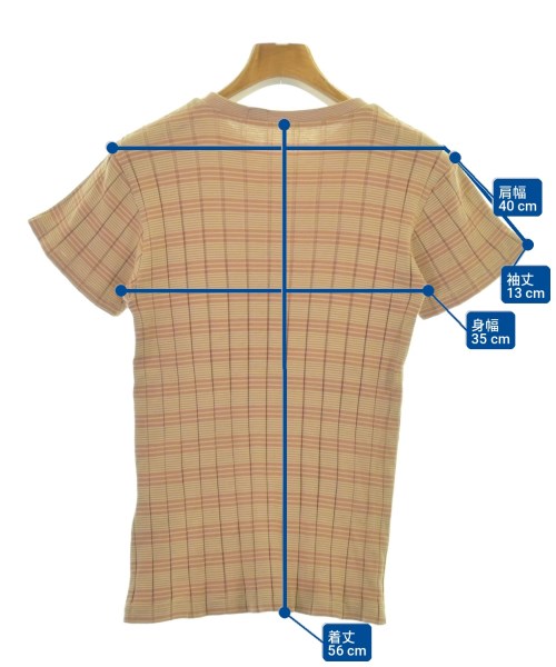 YOUNG&OLSEN The DRYGOODS STORE（ヤングアンドオルセンザドライグッズストア）Tシャツ・カットソー ベージュ サイズ:2(M位) レディース/2200703810069