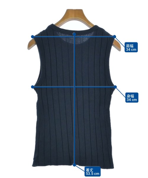 YOUNG&OLSEN The DRYGOODS STORE（ヤングアンドオルセンザドライグッズストア）ノースリーブ 紺 サイズ:1(S位) レディース/2200705452175