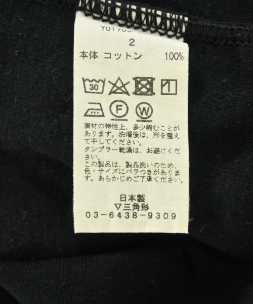YOUNG&OLSEN The DRYGOODS STORE（ヤングアンドオルセンザドライグッズストア）Tシャツ・カットソー 黒 サイズ:2(M位) レディース/2200704800304
