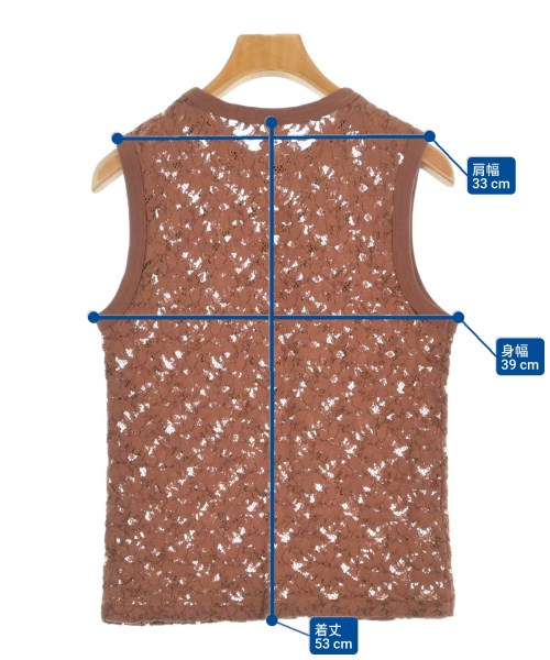 YOUNG&OLSEN The DRYGOODS STORE（ヤングアンドオルセンザドライグッズストア）タンクトップ 茶 サイズ:-(S位) レディース/2200668511025