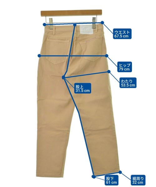 YOUNG&OLSEN The DRYGOODS STORE（ヤングアンドオルセンザドライグッズストア）デニムパンツ ベージュ サイズ:26(M位) レディース/2200724781379