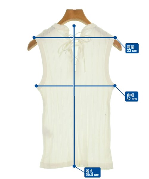 YOUNG&OLSEN The DRYGOODS STORE（ヤングアンドオルセンザドライグッズストア）ノースリーブ 白 サイズ:1(S位) レディース/2200716046318
