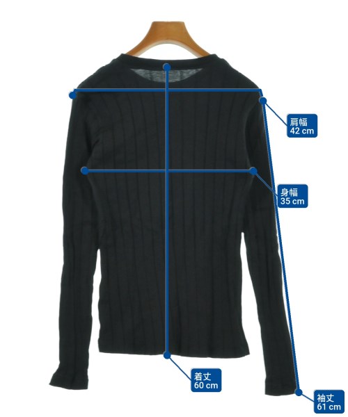 YOUNG&OLSEN The DRYGOODS STORE（ヤングアンドオルセンザドライグッズストア）Tシャツ・カットソー 黒 サイズ:2(M位) レディース/2200674366183