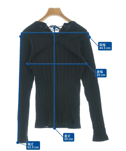 YOUNG&OLSEN The DRYGOODS STORE（ヤングアンドオルセンザドライグッズストア）Tシャツ・カットソー 黒 サイズ:2(M位) レディース/2200681575134