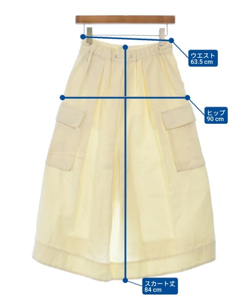 RaPPELER（ラプレ）ロング・マキシ丈スカート 白 サイズ:36(S位) レディース/2200615463025