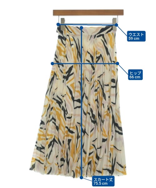 AERON（アーロン）ロング・マキシ丈スカート 白 サイズ:32(XXS位) レディース/2200638382143