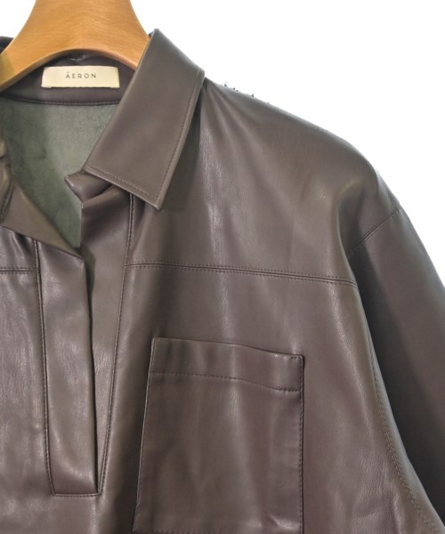 AERON（アーロン）ワンピース 茶 サイズ:36(S位) レディース/2200681841031
