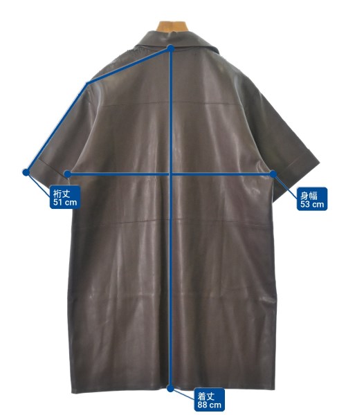 AERON（アーロン）ワンピース 茶 サイズ:36(S位) レディース/2200681841031