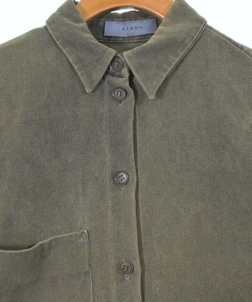 AERON（アーロン）カジュアルシャツ カーキ サイズ:34(XS位) レディース/2200646142104