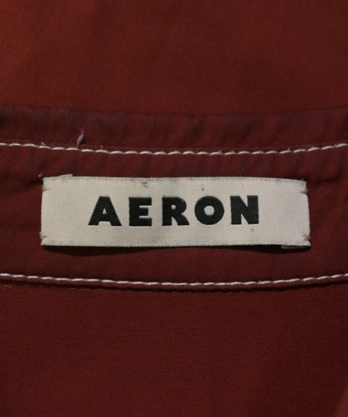 AERON（アーロン）カジュアルシャツ 赤 サイズ:36(S位) レディース/2200654399040