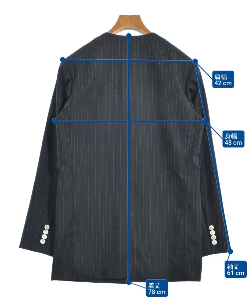 FUMIKA UCHIDA（フミカウチダ）ジャケット 紺 サイズ:36(S位) レディース/2200623520017