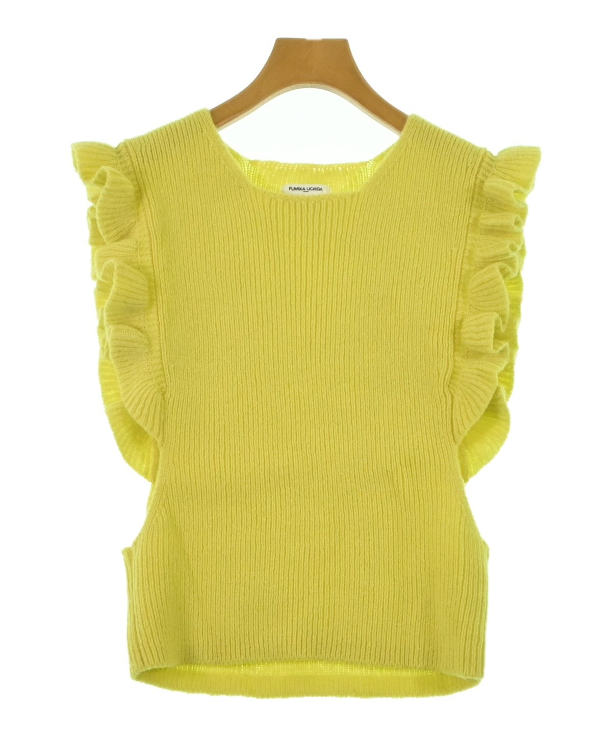 FUMIKA UCHIDA（フミカウチダ）ベスト 黄 サイズ:36(S位) レディース