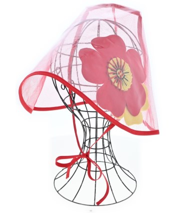 FUMIKA UCHIDA（フミカウチダ）ハット 赤 サイズ:- レディース