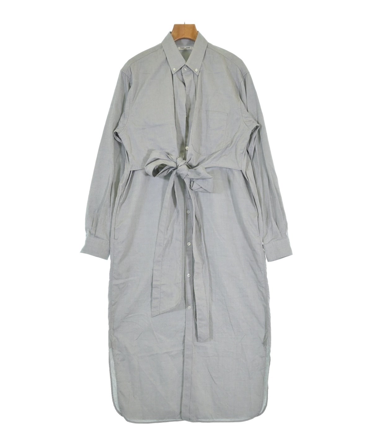 fumika uchida ワンピース FUMIKA UCHIDA（フミカウチダ）シャツワンピース グレー サイズ:36(S位