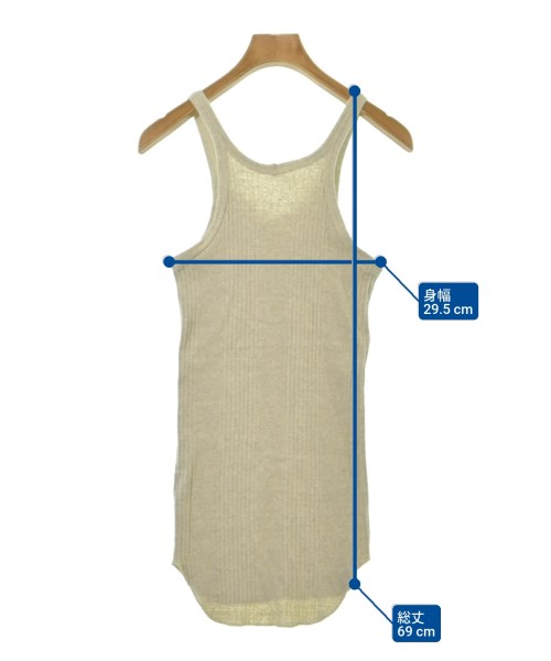 FUMIKA UCHIDA（フミカウチダ）タンクトップ ベージュ サイズ:M レディース/2200674666115