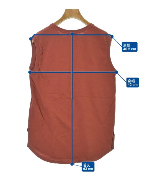 FUMIKA UCHIDA（フミカウチダ）タンクトップ オレンジ サイズ:F レディース/2200674666153