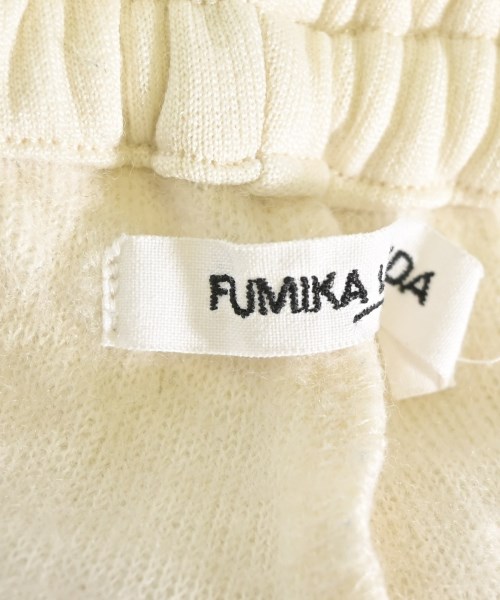 FUMIKA UCHIDA（フミカウチダ）スウェットパンツ 白 サイズ:36(S位) レディース/2200699294010