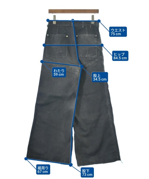 FUMIKA UCHIDA（フミカウチダ）デニムパンツ 黒 サイズ:38(M位) レディース/2200655563013