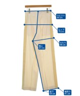 FUMIKA UCHIDA（フミカウチダ）スラックス ベージュ サイズ:34(XS位) レディース/2200658855092