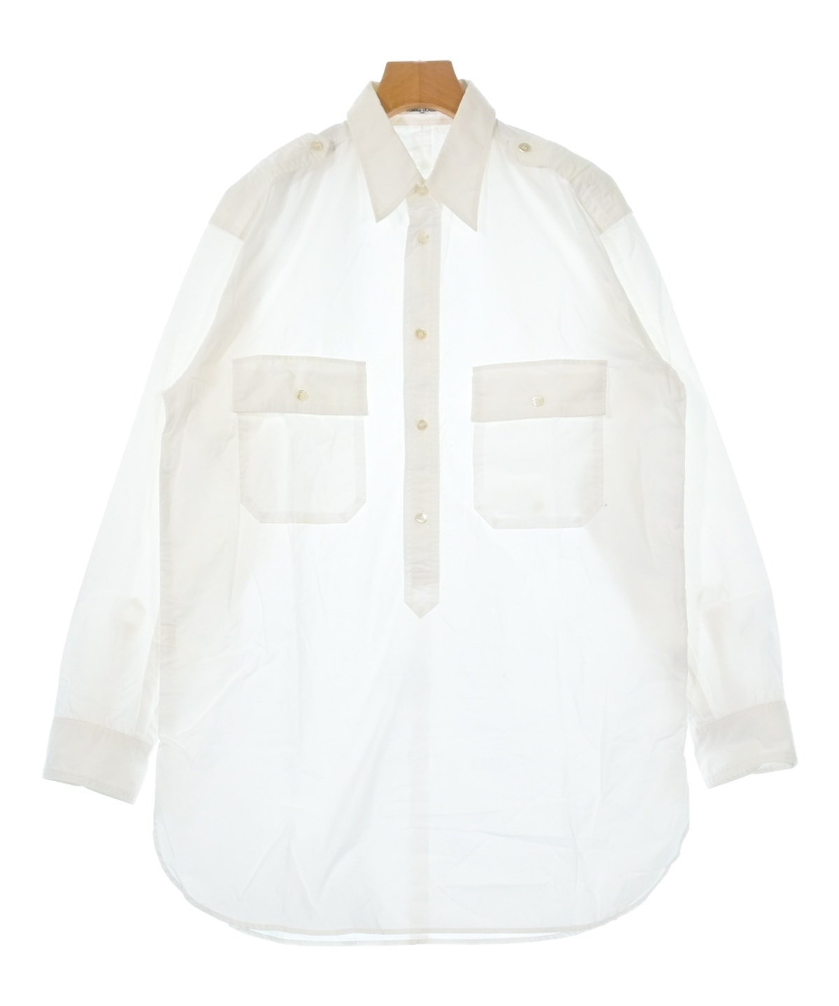 FUMIKA UCHIDA フミカウチダ カジュアルシャツ メンズ 【古着】【中古】 FUMIKA UCHIDA（フミカウチダ）カジュアルシャツ 白 サイズ:36(S位