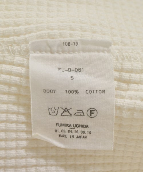 FUMIKA UCHIDA（フミカウチダ）Tシャツ・カットソー 白 サイズ:-(M位) レディース/2200718682040