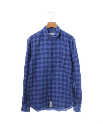 Wild Life Tailor カジュアルシャツ M 青(チェック)