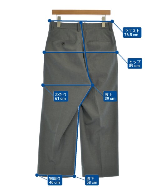 Wild Life Tailor（ワイルドライフテイラー）スラックス グレー サイズ:M メンズ/2200637940139