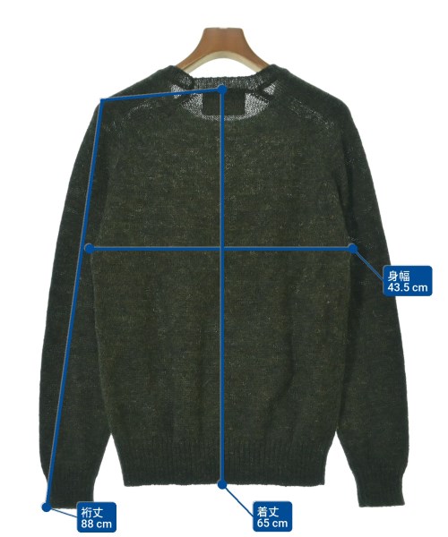 Wild Life Tailor（ワイルドライフテイラー）ニット・セーター カーキ サイズ:M メンズ/2200676701067