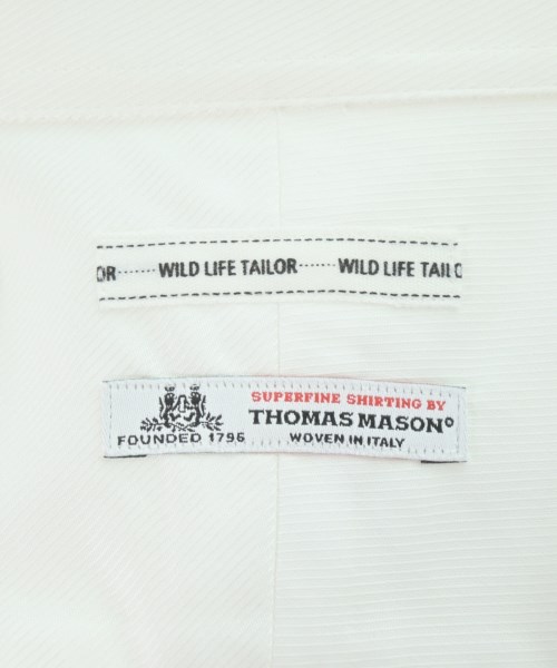 Wild Life Tailor（ワイルドライフテイラー）ドレスシャツ 白 サイズ:L メンズ/2200700658251