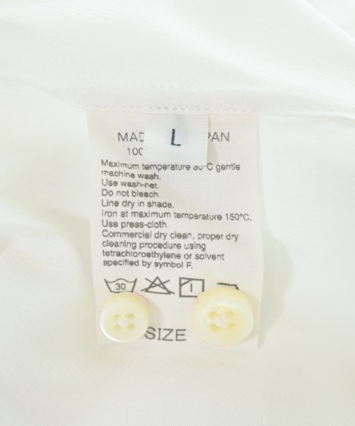 Wild Life Tailor（ワイルドライフテイラー）ドレスシャツ 白 サイズ:L メンズ/2200700658251