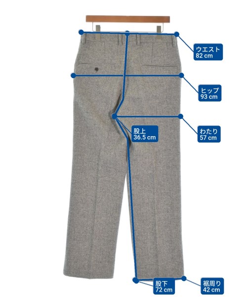 Wild Life Tailor（ワイルドライフテイラー）スラックス グレー サイズ:M メンズ/2200668741026