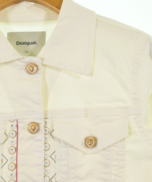 Desigual（デシグアル）デニムジャケット 白 サイズ:34(XS位) レディース/2200610160028