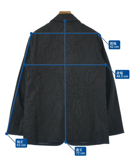 Desigual（デシグアル）テーラードジャケット 黒 サイズ:S レディース/2200615467030