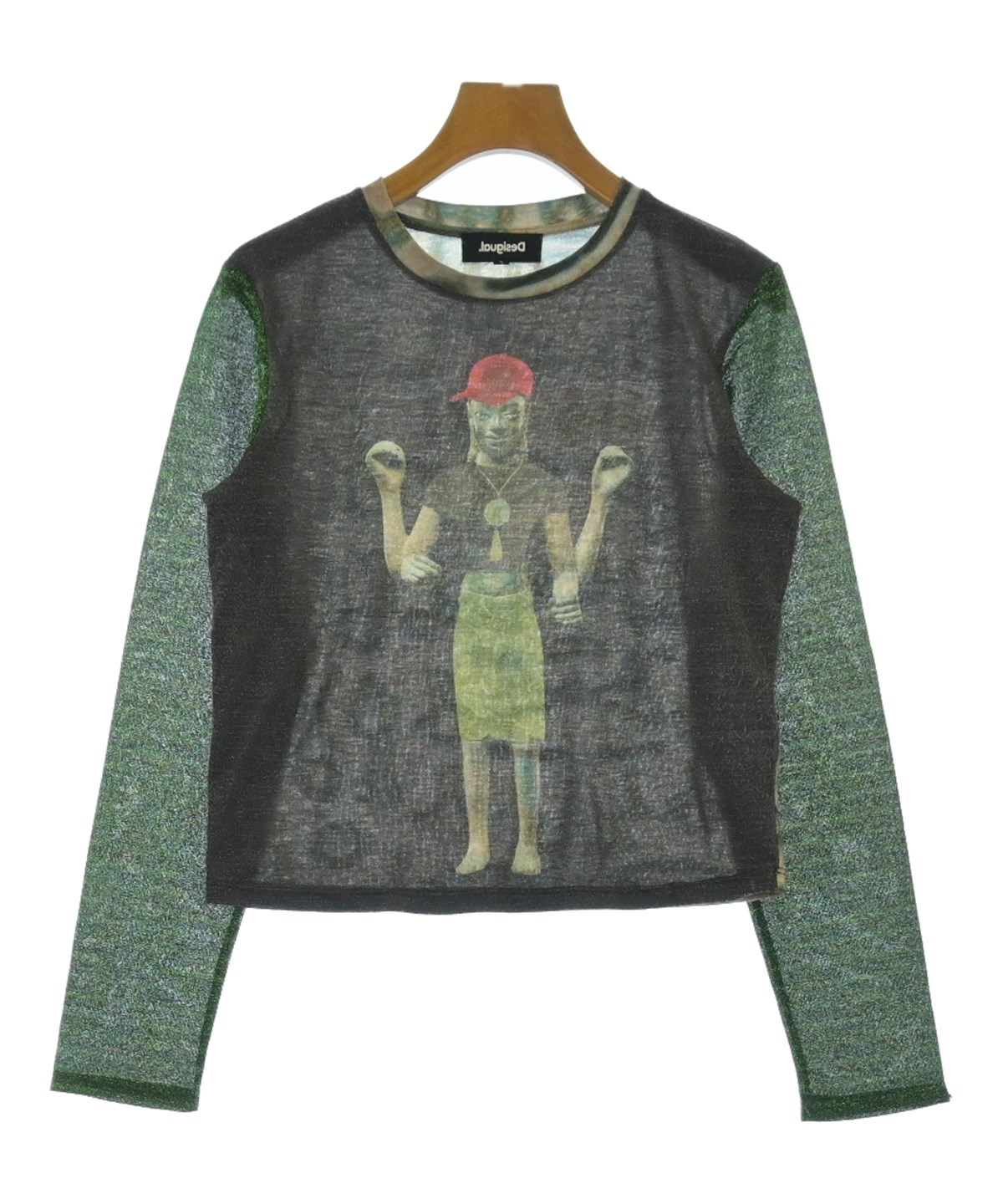 【希少】Desigual デジグアル　ニットダッフルコート　2XL 大きいサイズ DESIGUAL - 新品✨タグ付き♪ デシグアル キッズサイズ コート