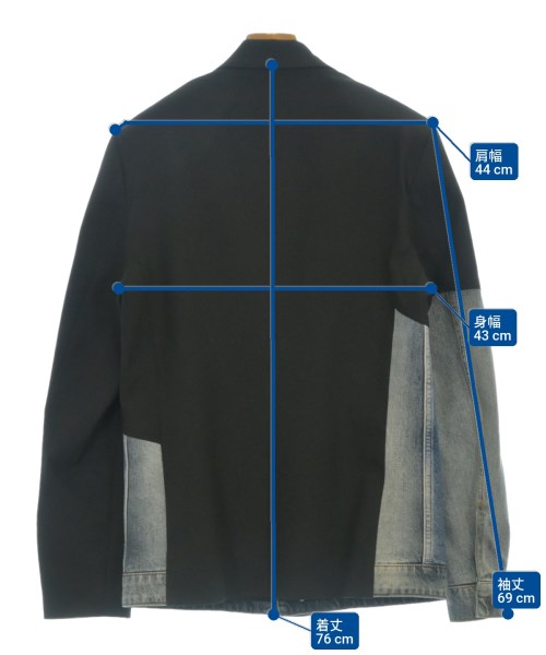 Desigual（デシグアル）カジュアルジャケット 黒 サイズ:50(XL位) メンズ/2200675475020