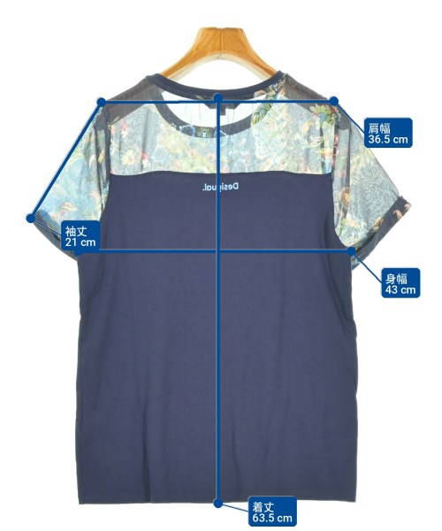 Desigual（デシグアル）Tシャツ・カットソー 紺 サイズ:XS レディース/2200708606056