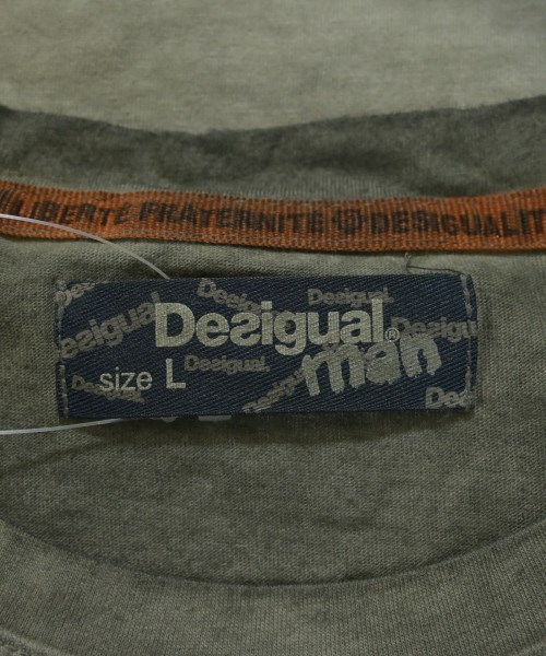 Desigual（デシグアル）Tシャツ・カットソー カーキ サイズ:L メンズ/2200648927037
