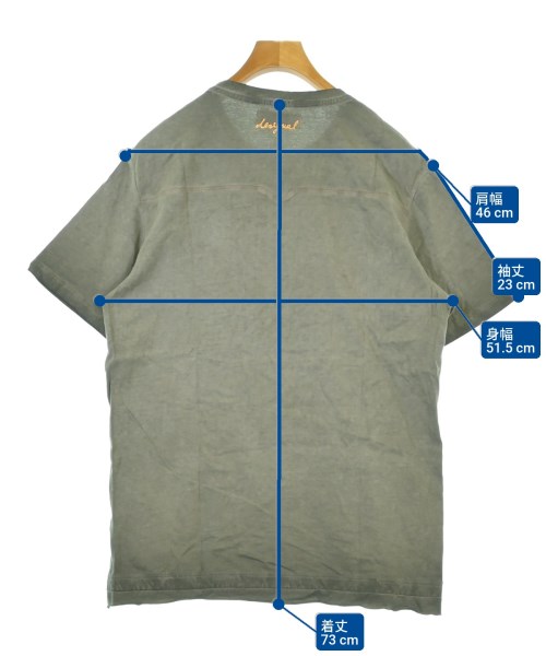Desigual（デシグアル）Tシャツ・カットソー カーキ サイズ:L メンズ/2200648927037