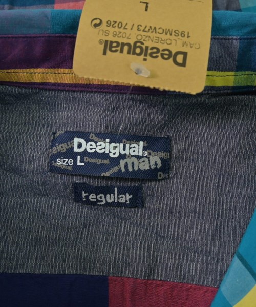 Desigual（デシグアル）カジュアルシャツ 紺 サイズ:L メンズ/2200648927068