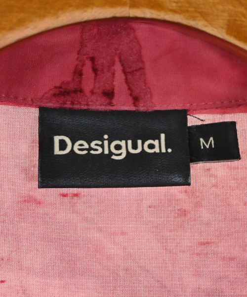 Desigual（デシグアル）カジュアルシャツ 赤 サイズ:M レディース/2200704829039