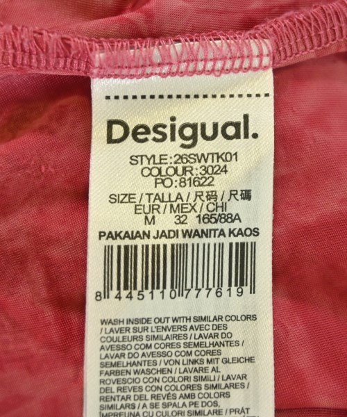 Desigual（デシグアル）カジュアルシャツ 赤 サイズ:M レディース/2200704829039